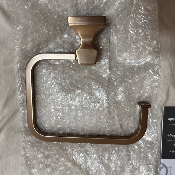 NIB Amerock Champagne Bronze Towel Ring - Picture 4 of 5